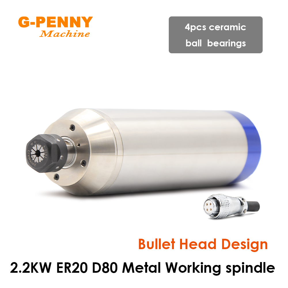 Water Cooled Spindle - 220V 380V 2.2KW CNC Nước Làm