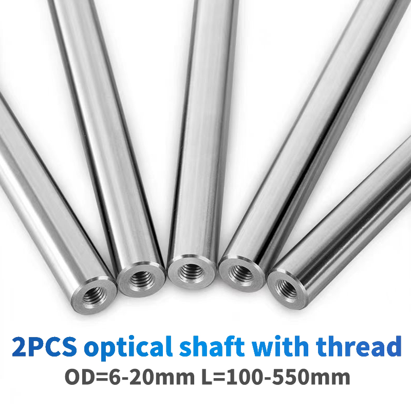 2Pc optical shaft with thread  - đánh giá và giá Linear Rod 8Mm