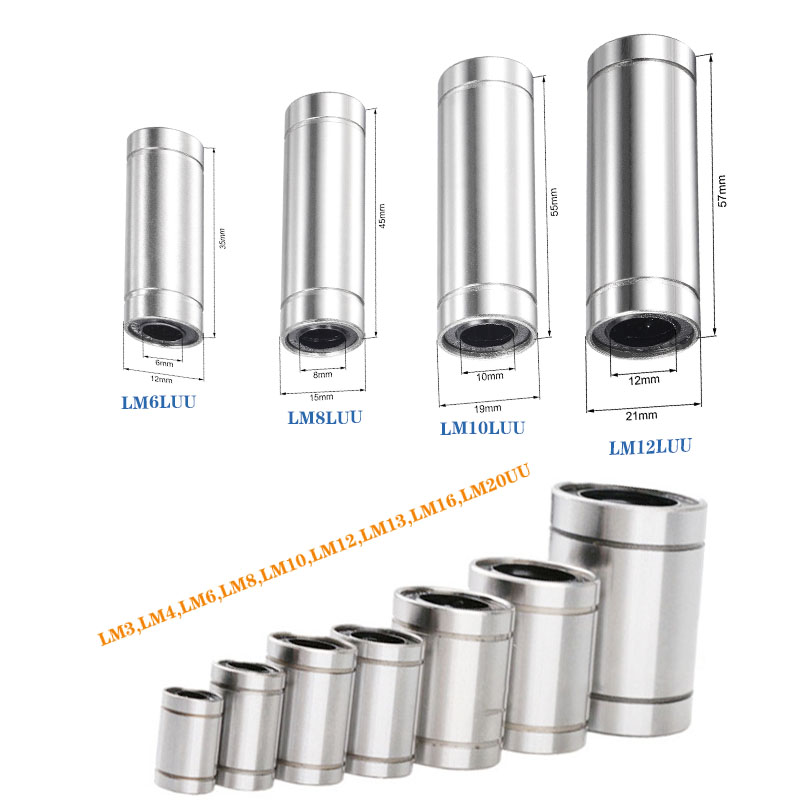 2 cái/lốc Tuyến Tính Vòng Bi L - đánh giá và giá Lm8Uu Bearing