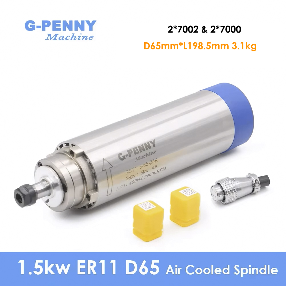 G-PENNY Machine 1.5kw ER11 air - đánh giá và giá Water Cooled Spindle