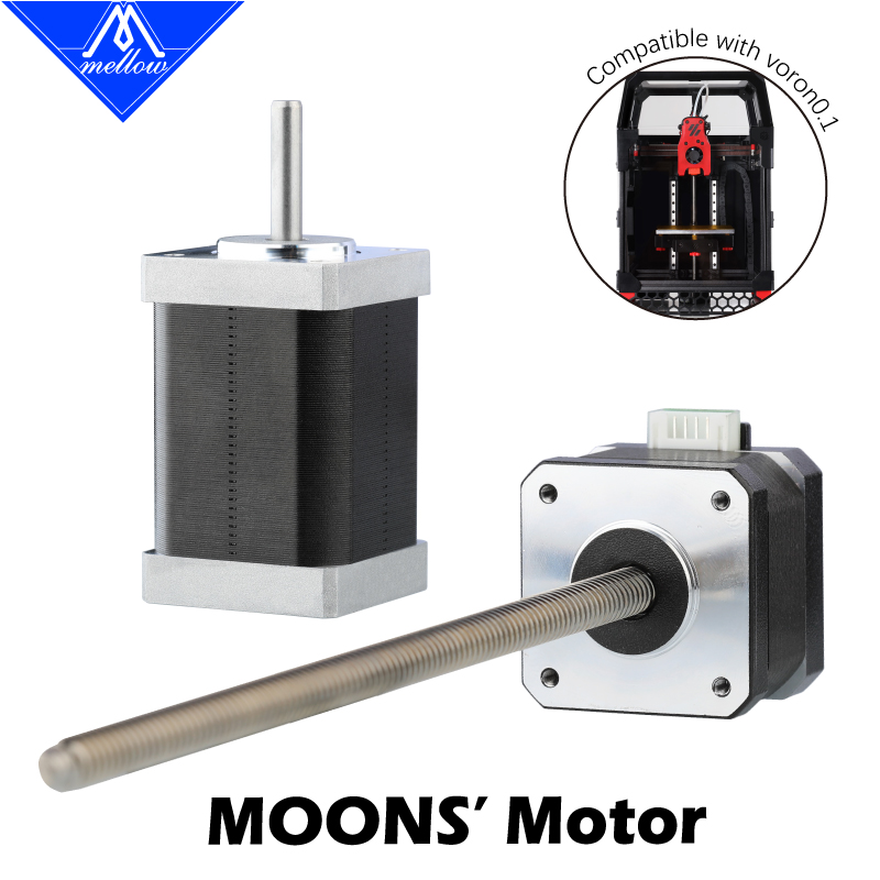 Mellow MOONS XY Shaft Nema 14  - đánh giá và giá Stepper Motor Nema17