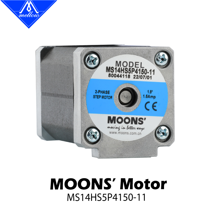 Mellow MOONS XY Shaft Nema 14  - đánh giá và giá Stepper Motor Nema17