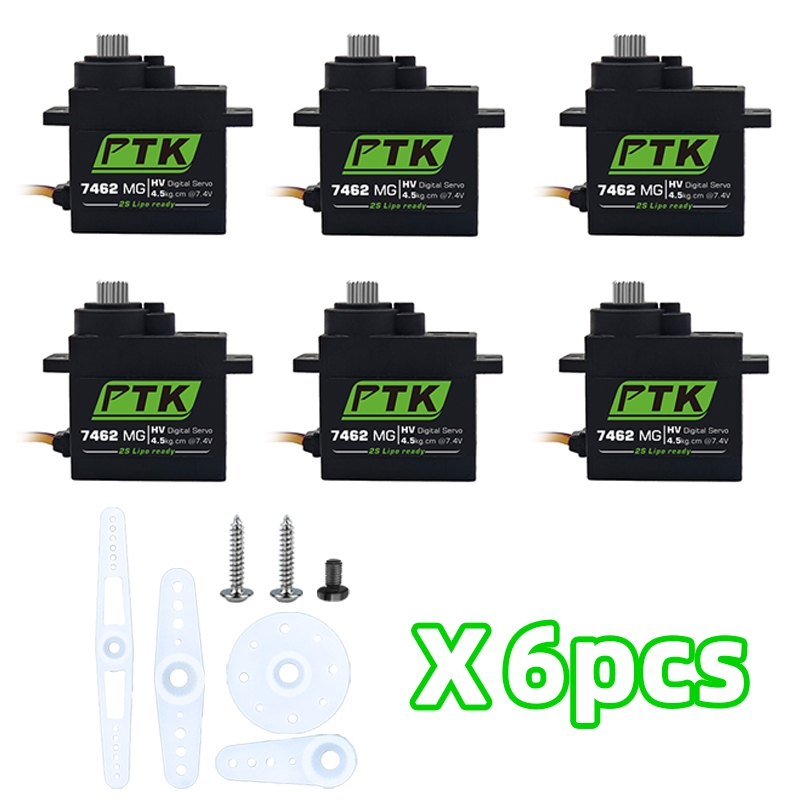 PTK 7462W MG Metal gear 9g mic - đánh giá và giá Servo 9G