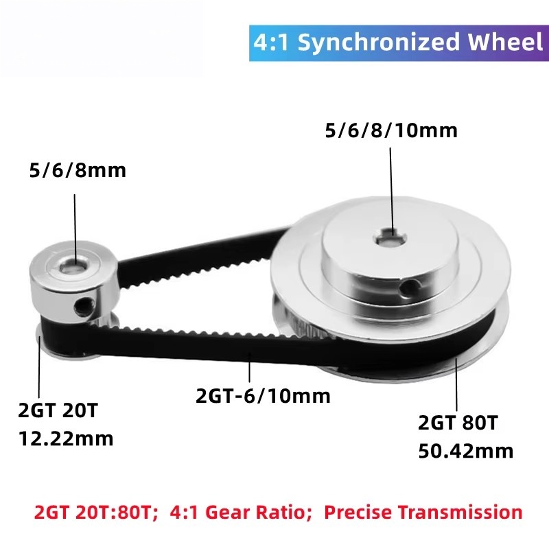4:1 2GT Thời Gian Đai Ròng Rọc - đánh giá và giá Gt2 Pulley