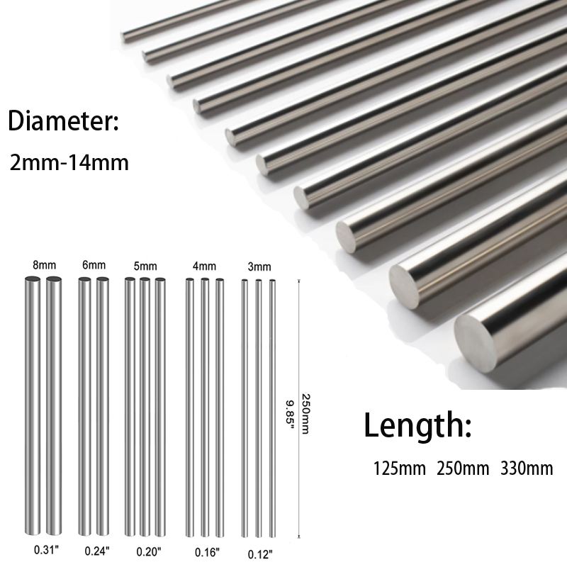 1/5Pc Chân Kính Thép Nguyên Kh - đánh giá và giá Linear Rod 8Mm