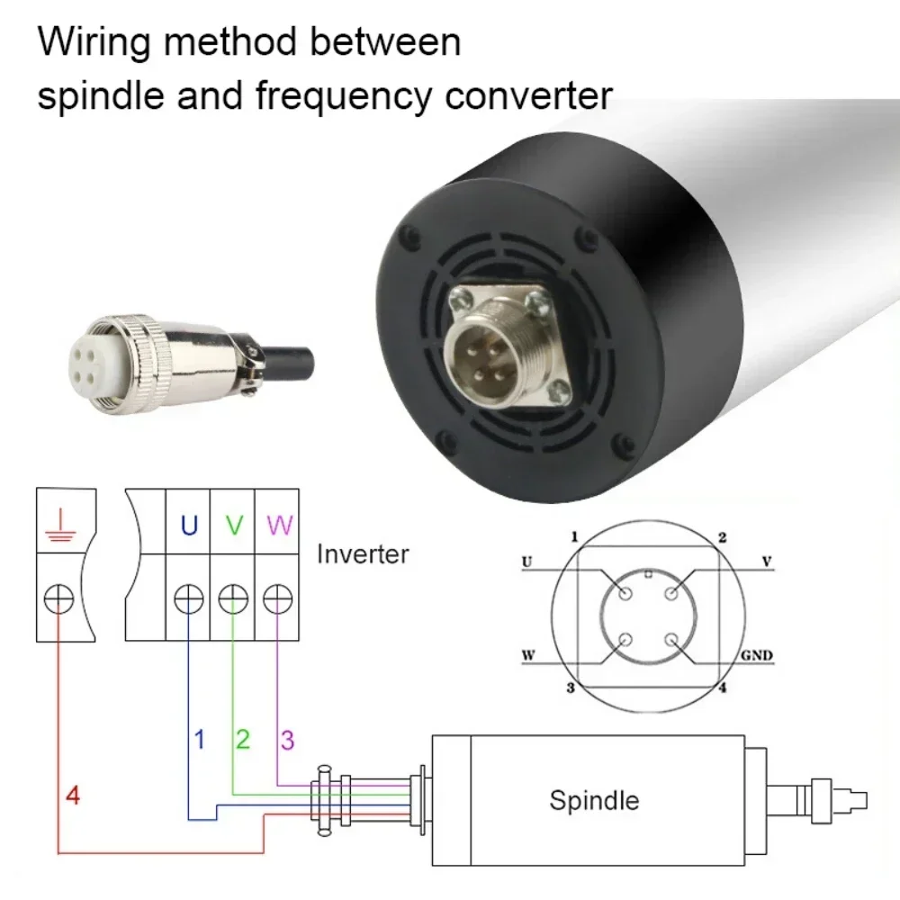 800W 1.5KW 2.2KW CNC Air Coole - đánh giá và giá Water Cooled Spindle